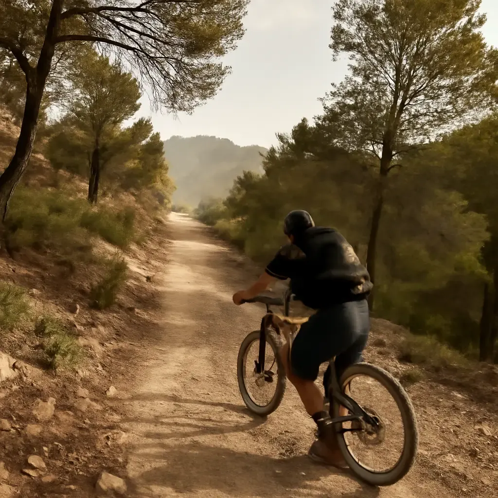 Mountainbiken sierra aitana - De Aitana beklimmen per mountainbike