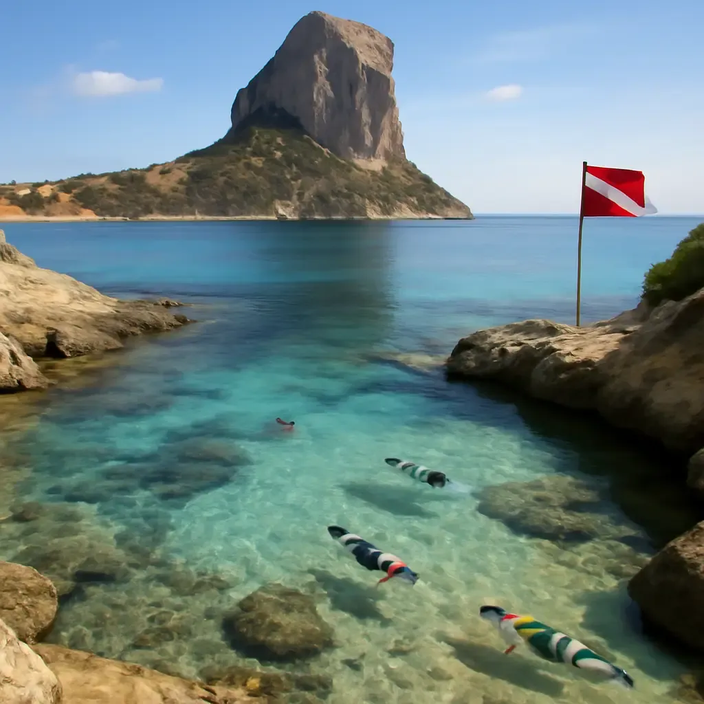 Stranden calpe - Cala les Bassetes: snorkelparadijs